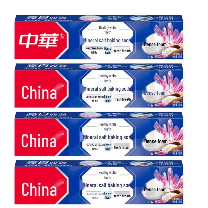 

Zhonghua Healthy White Mineral Salt Baking Soda Mint Toothpaste