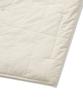 Covernat Fleece Reversible Quilted Vest Ecru