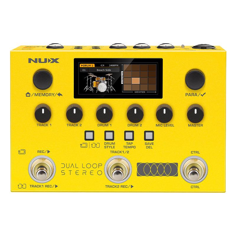 NUX DUAL LOOP Stereo Electric Guitar & Bass Effects Pedal Looper