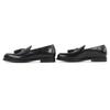 Pristine JALAN SRIWIJAYA loafers Tassel Leather Loafers black mens 7 98648 Used