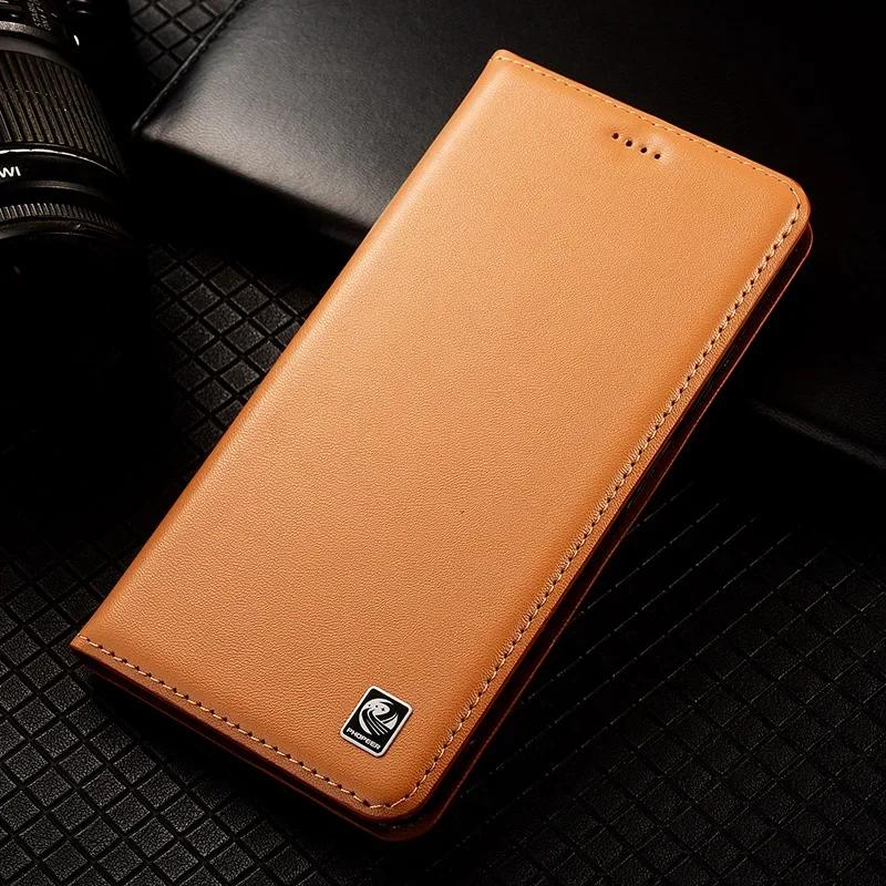 Per VIVO X300 Pro Ultra X300s 5G Custodia a Libro Texture Napa Copertura Magnetica Lusso Pelle di Mucca Vera Pelle Tasca per Carte Portafoglio Custodie