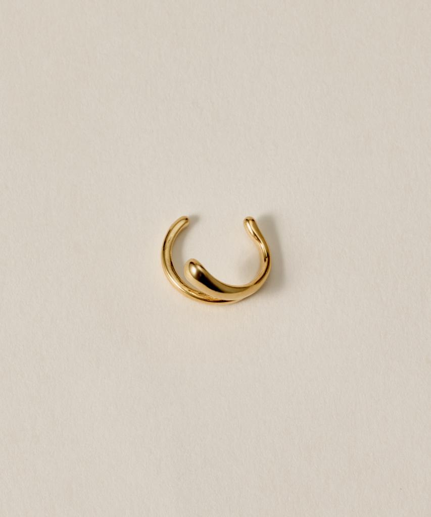 Novice Tokyo Mini Double Layered Ear Cuff / Gold