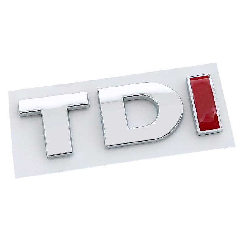 

3D ABS черный логотип TDI эмблема багажник автомобиля значок наклейка для Passat Jetta Touareg Tiguan Touran Golf 4 5 6 Caddy TDI наклейка аксессуары 6#