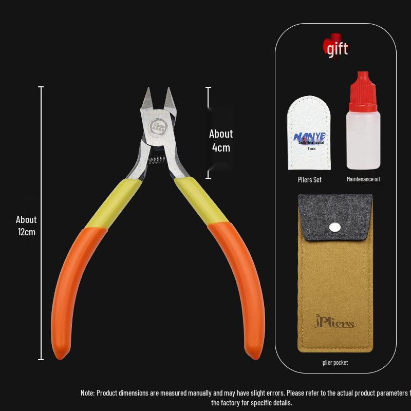 Sharp Carbon Steel Single-Blade Pliers for Gundam and Military Model Assembly