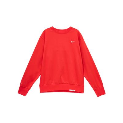 Nike Solid Color Long Sleeve Fitted Pullover Sweatshirt Men Tops Red CK6359-657