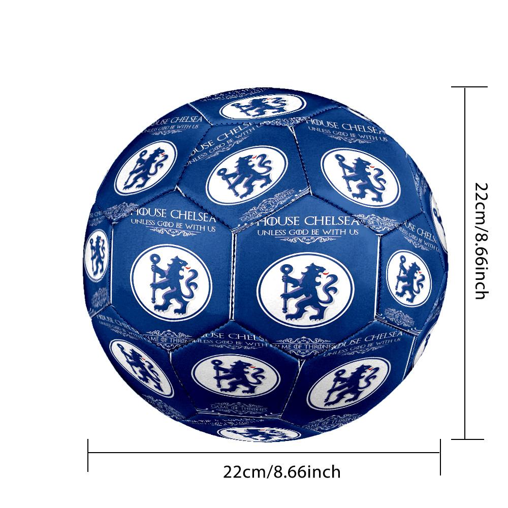 Chel-sea Fc Printed Size 5 Soccer Balls, High-Quality, Anti-Slip, Protective Football, A Unique Gift , Birthdays, Christmas Gifts