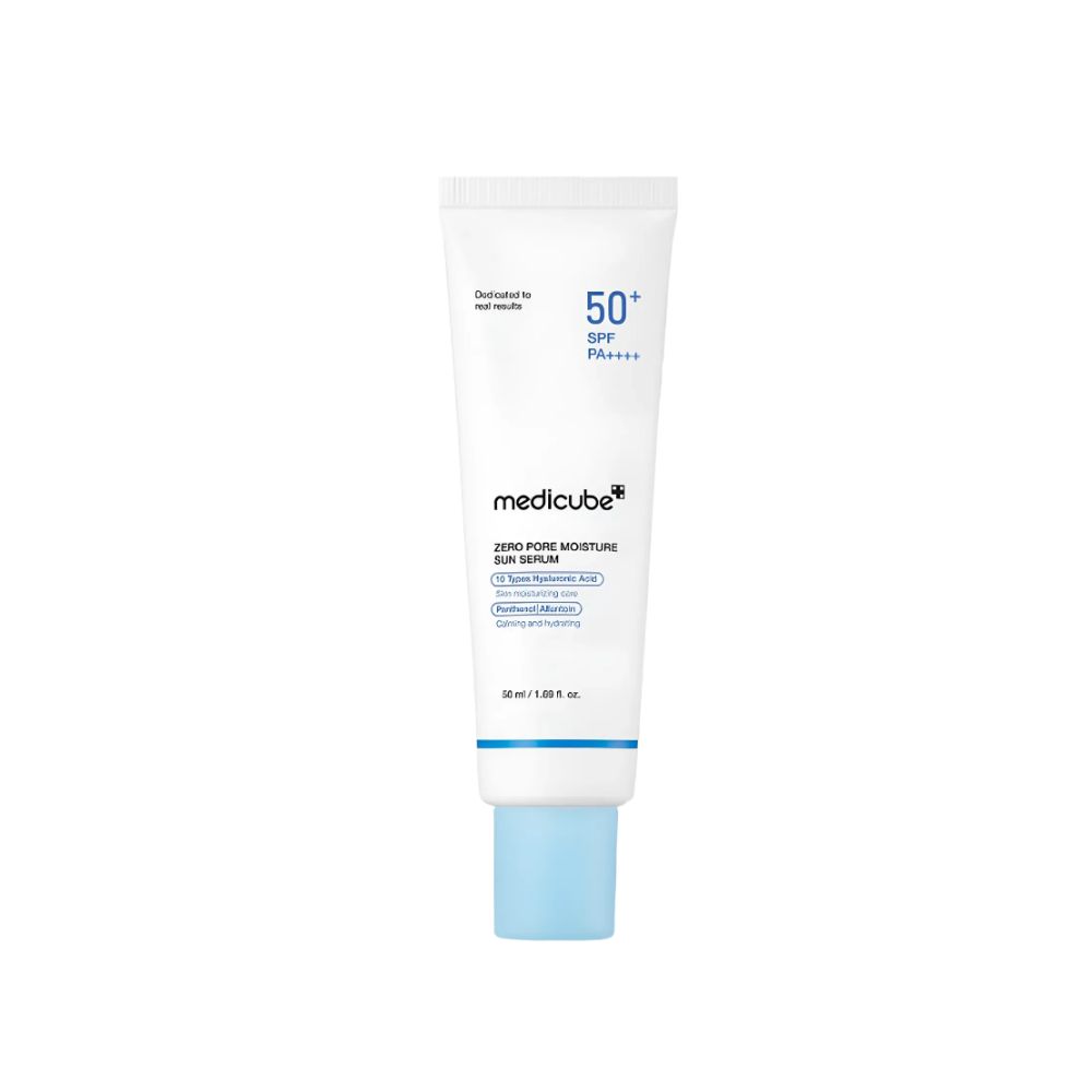 Medicube Zero Pore Cooling Moisture Sun Serum SPF50+ PA++++ 50ml for Pore-Minimizing and Ultra-Lightweight Hydration