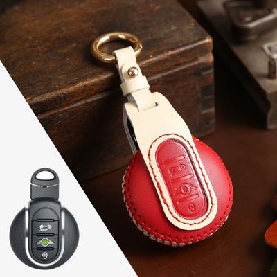 Red Car Key Case Cover Fob Shell for Bmw Mini Cooper Clubman Countryman R55 R56 R57 R58 R59 R60 S Auto Accessories