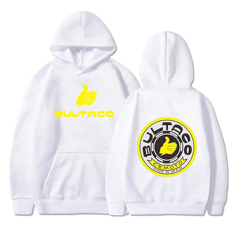 Bultaco Hoodie Herren- und Damenmode Bedruckter Trend Pullover Harajuku Lässig Langärmlig Street Cool Sportbekleidung Kleidung