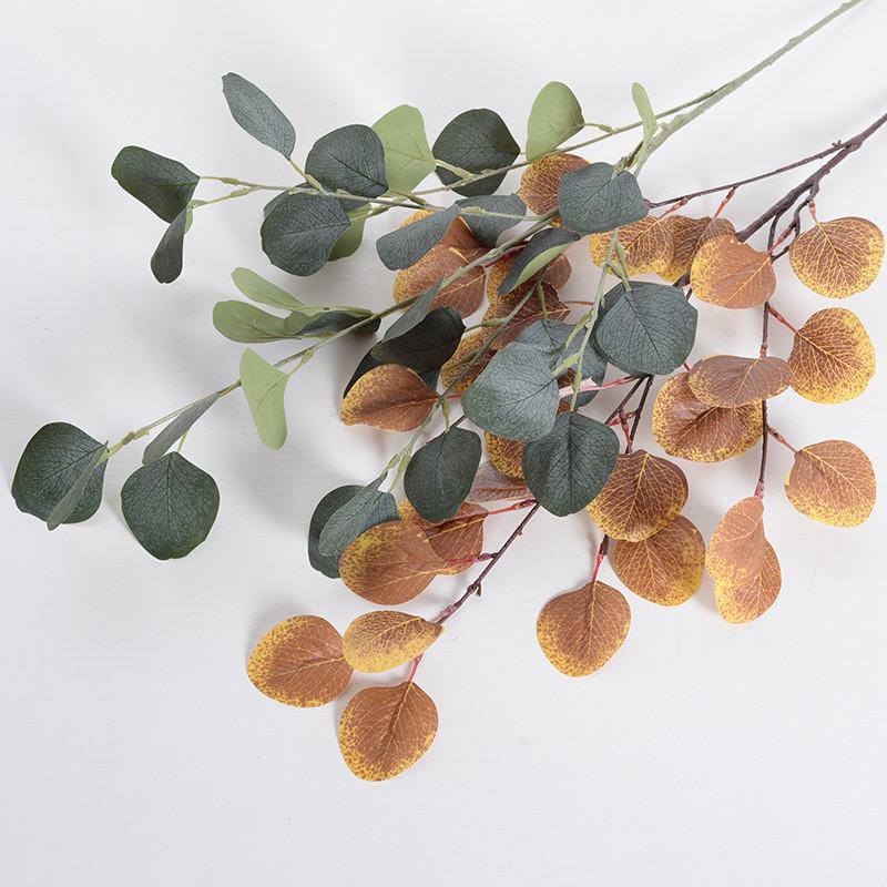 Artificial Leaves Eucalyptus Robusta Smith For Wedding Party Decor