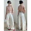 Nan Yu Hot Selling Korean High Waist Wide Leg Balloon Pants - Minimalist, Loose Fit Casual Trousers