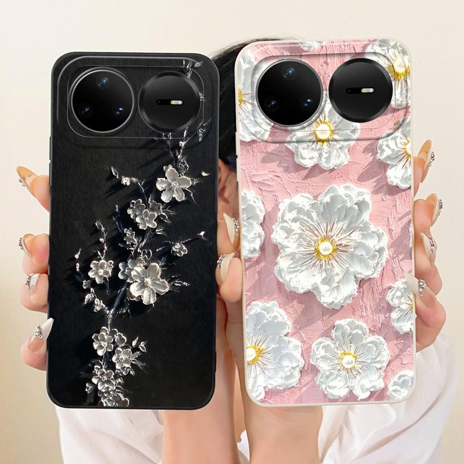 For Huawei Nova 15 Pro 15 15Ultra 2026 Cute Cat Flower Cartoon Phone Case For Huawei Nova15 15Pro Soft Silicone Covers Bumpers