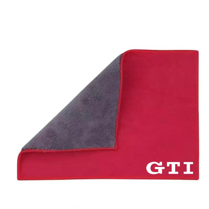 Microfiber Car Towel Super Absorbency Cleaning Care Cloth For VW GTI Polo Golf Passat MK6 MK7 Jetta Tiguan CC Taigo T-ROC HubCap