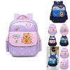 Capybara Kids Backpack For Elementary School With Large Capacity And Cartoon Design For Boys And Girls