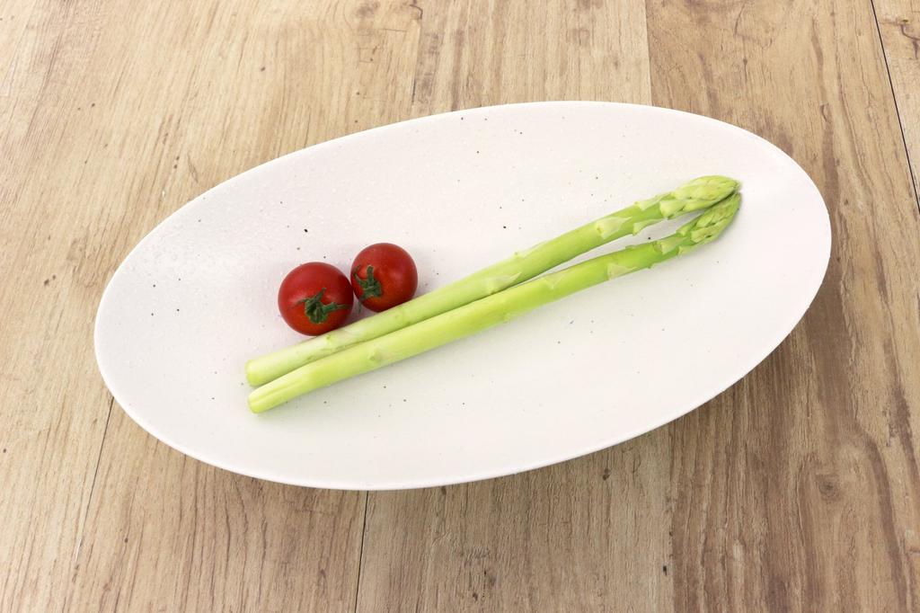 Mino Ware Japanese Cafe Series [Compote Plates] White Bizen, Set of 10 (Size: 23.8cm H x 12.8cm W x 4.2cm D)