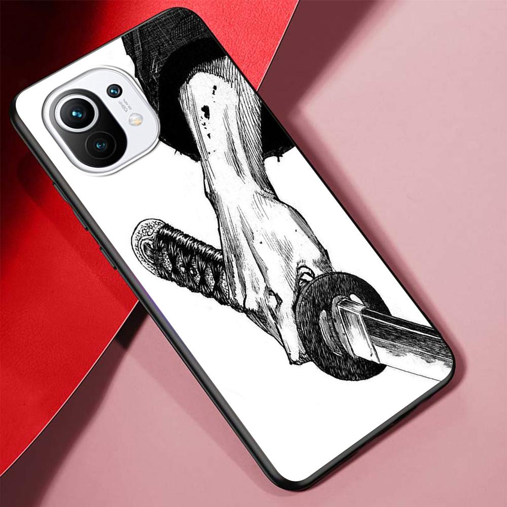 Japanese Anime Bleach Case for Xiaomi Mi 11 Lite 5G 12 Pro Note 10 10T 9 SE 9T 10S 8 A2 Lite CC9 Redmi Note 11 TPU Phone Cover