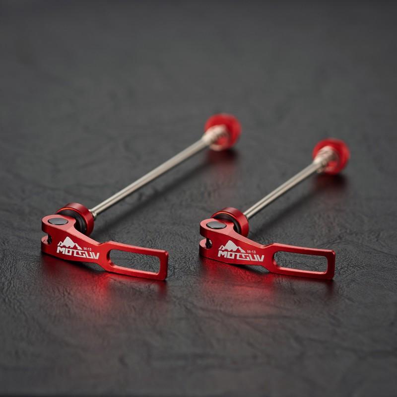 Aluminum Quick Release Skewer With Stainless Steel Axle Mountain Road Bike Wheel Hubs