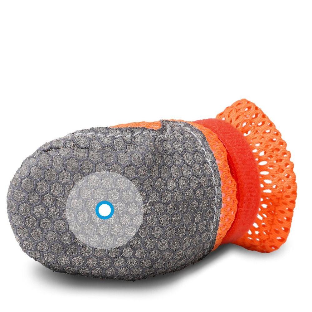 4Pcs Comfortable Pet Dog Shoes Breathable Anti-slip Dog Mesh Shoes Protective Easy To Clean Dog Walking Boots