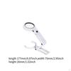 Magnifying Glass Illuminated Lighted Magnifier 6 LED Lights Lightweight Portable Ergonomic Jewelry