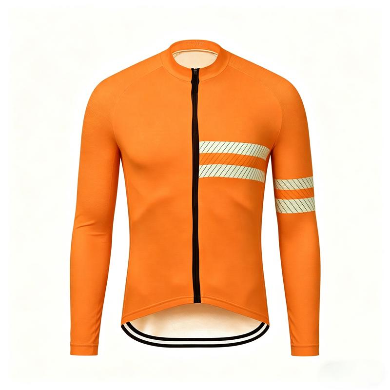 Team Breathable Mens Long Sleeve Cycling Jersey Set Spring and Fall Mountian Bicycle Clothes Wear Ropa Maillot Ciclismo
