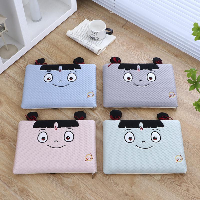 Summer Cushion Student Memory Foam Chair Cushion Classroom Square Stool Seat Cushion High School Chair Stool Can Be Detached and Washed Simple