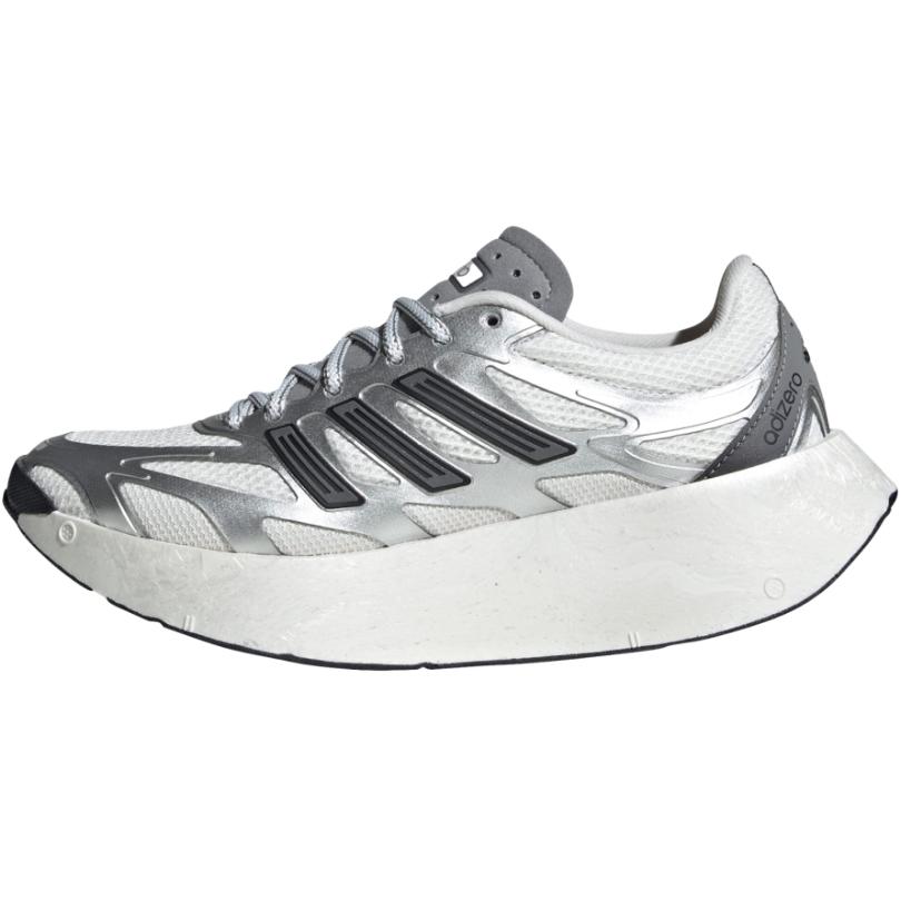 Adidas Adizero Aruku J Silver Metallic White Kids Sneakers Crystal-White Grey-Three JR1203