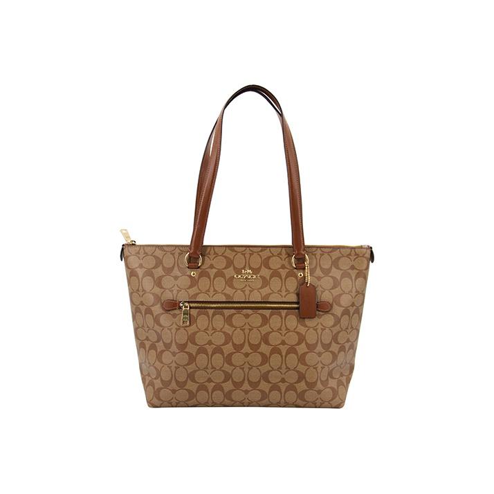 Coach Gallery Tote In Signature Canvas 79609-IME74 Basic Set (Bag+Dust Bag)