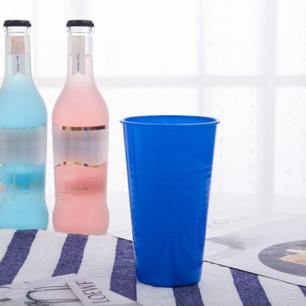 Reusable Drinking Cups 230/380 ML Water Mug Portable Colorful Plastic Cups  Outdoor
