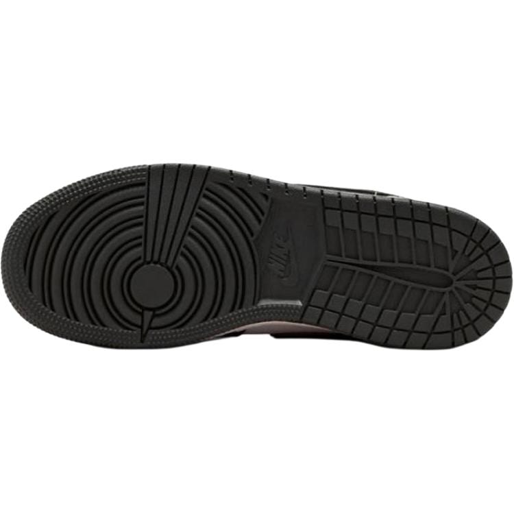 Jordan Air Jordan 1 Low Top Basketball Shoes Black White Umber Unisex IU2269-100