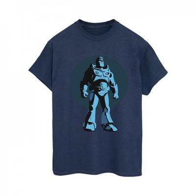 Womens/Ladies Lightyear Buzz Standing Circle Cotton Boyfriend T-Shirt
