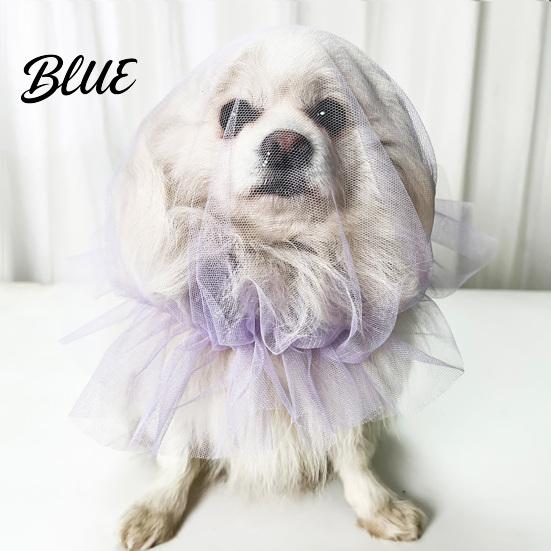 Fashionable Dog Headwear for Training Face Mesh Net Anti Eating Pet Headgear Breathable Adjustable Washable Head Cover Small Medium Dogs Cats