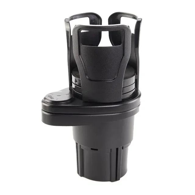 2 In 1 Vehicle Mounted Cup Holder Slip-proof 360 Degree Rotating Water Car Cup Holder Multifunctional Auto Accessory Worldmuma