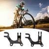 Bike Disc Brake Conversion Stainless Steel Mount Brackets Enhances Braking Power Easyly Assembly