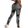 Tie Dye Butt Lifting Leggings For Women,Fitness Yoga Seamless Scrunch High Waisted