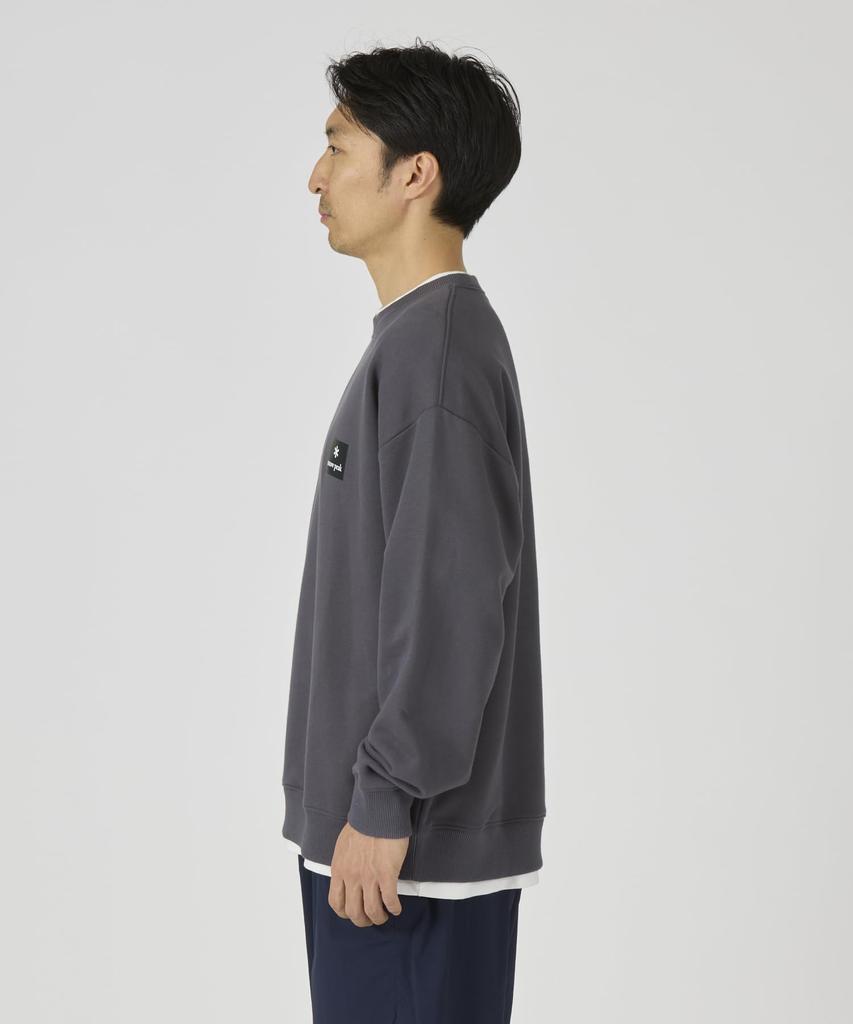 Snow Peak New Standard Square Logo Pullover Tops Pullover Off White Size S NSD-SW-25AU001 Men's Women's