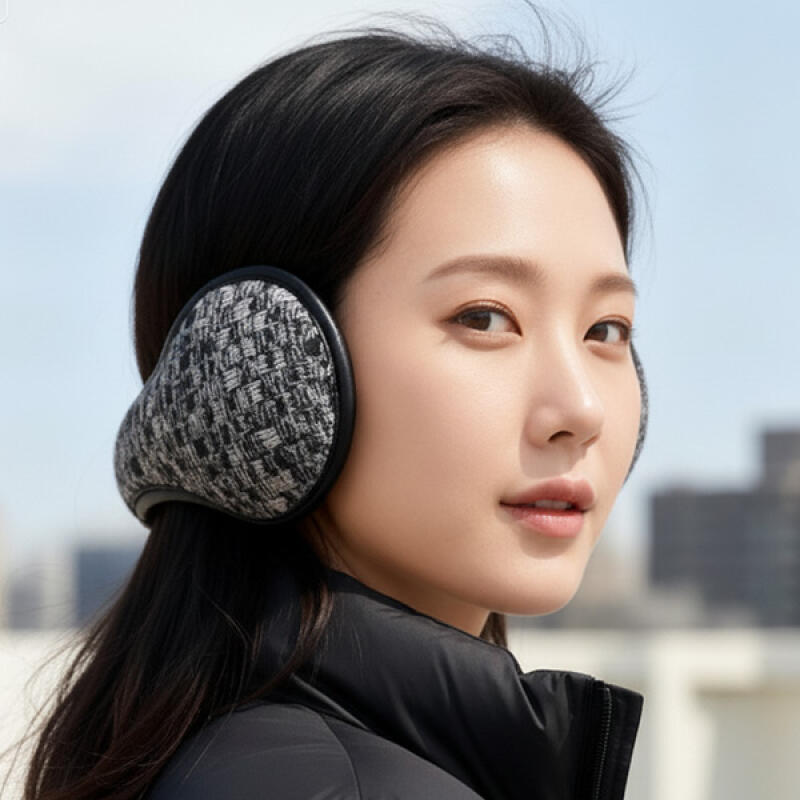 HICKIES Gestrickte gesteppte Ohrenschützer Winter-Ohrenschützer EM30