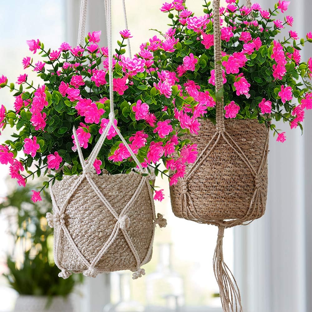 2/4 PCS Artificial Plastic Flowers Fake Eucalyptus Plant Wedding Bridal Bouquet Festival Decora Vase Home Room Bindowsill Bonsai