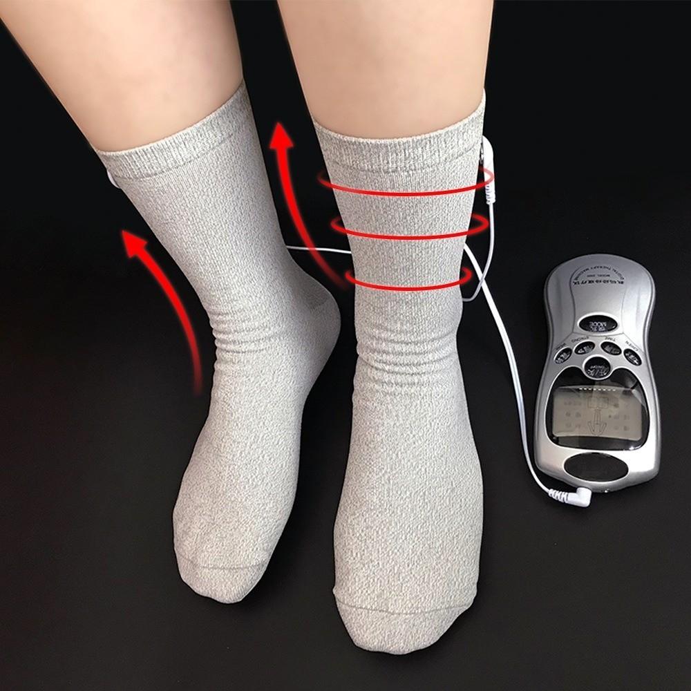 1 Pair Low Resistance Conductivity Pulse Electrotherapy Sock Relaxation Post Workout Recovery