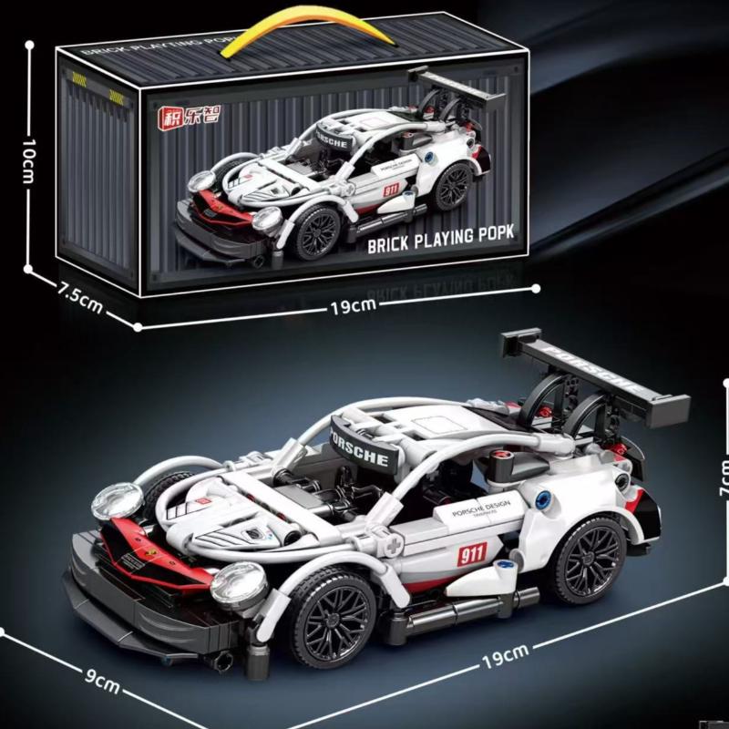 Teknik Yapı Taşları Araba Yarışı Spor Hız Araç Modeli Şehir Mekanik Süper Tuğlalar Yapboz Oyuncakları Yetişkin Hediyesi
