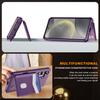 For Samsung Galaxy S25 FE Case RFID Blocking Card Slot Kickstand Leather + TPU Phone Cover