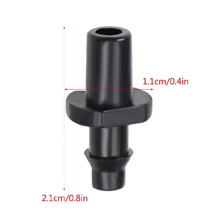 200Pcs 4/7mm Hose End Plug Hose Water Stop Connectors Gardeners Irrigation System