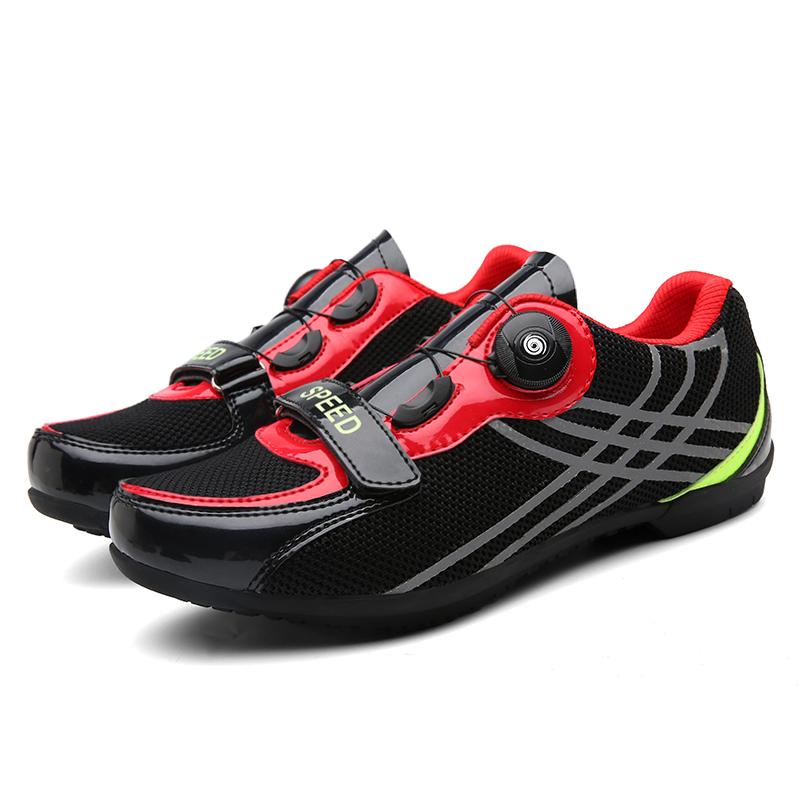 Unisex Road Bike Cycling Shoes Self-Locking Speed Racers with SPD Cleats Men's Women's Spd Compatible Mtb Footwear