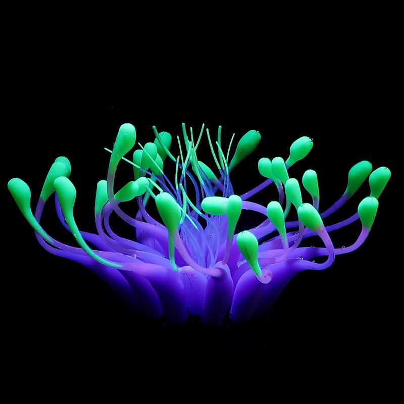 Silicone Soft Coral Aquarium Ornament