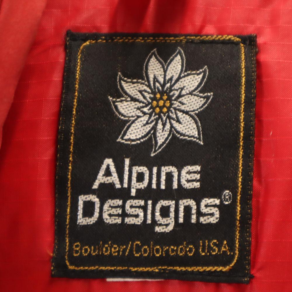 Alpine DESIGN 80s 90s Old Down jacket Red Men's Used