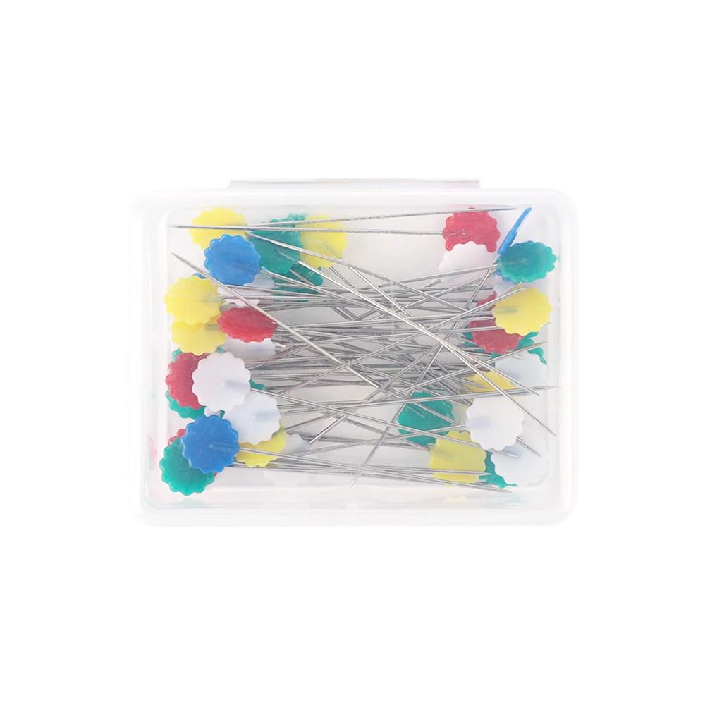 200/50PCS New Dressmaking Pins Embroidery Patchwork Tools Fixed Pin Button Pin Patchwork Pin for Home DIY Sewing Positioning