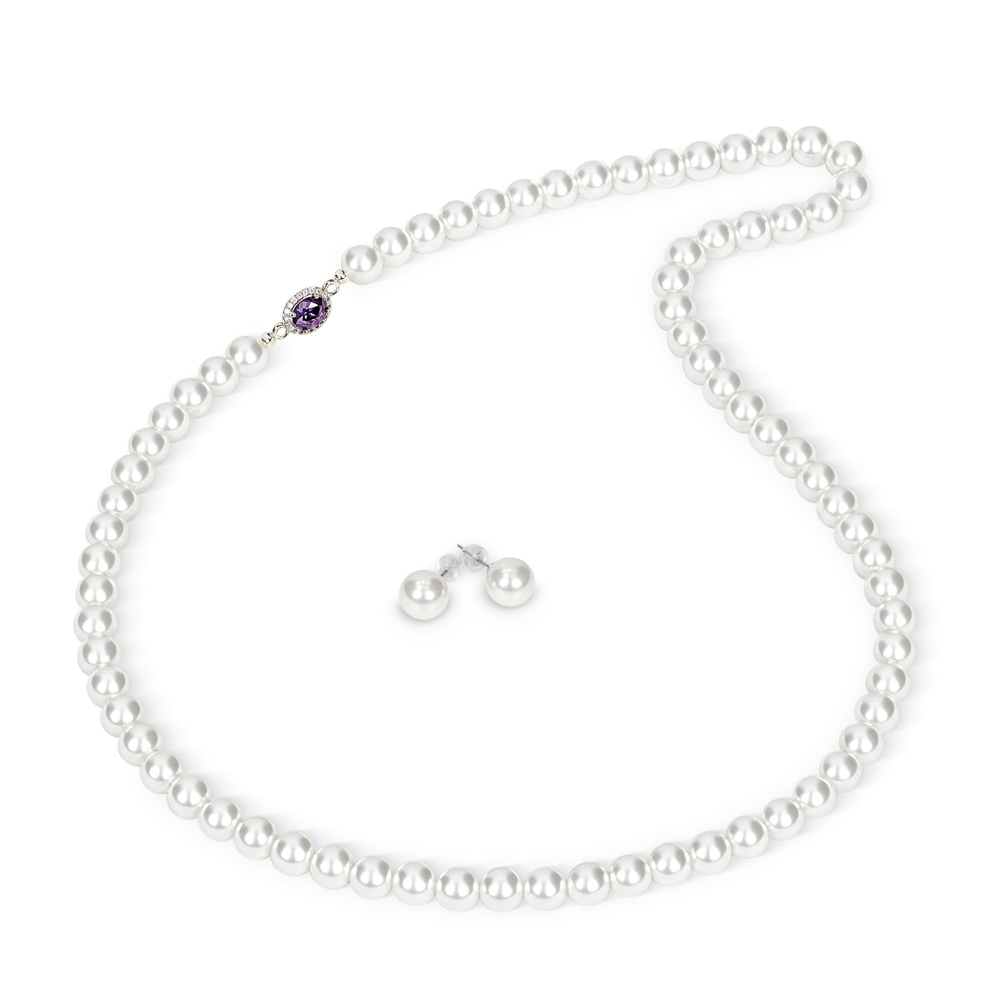 

Pearl Silver Made in Shell Pearl Natural High Made in For Warranty Card Included [Erisea] Necklace, 925, Japan, Necklace, Pearl, Quality, Japan, білий