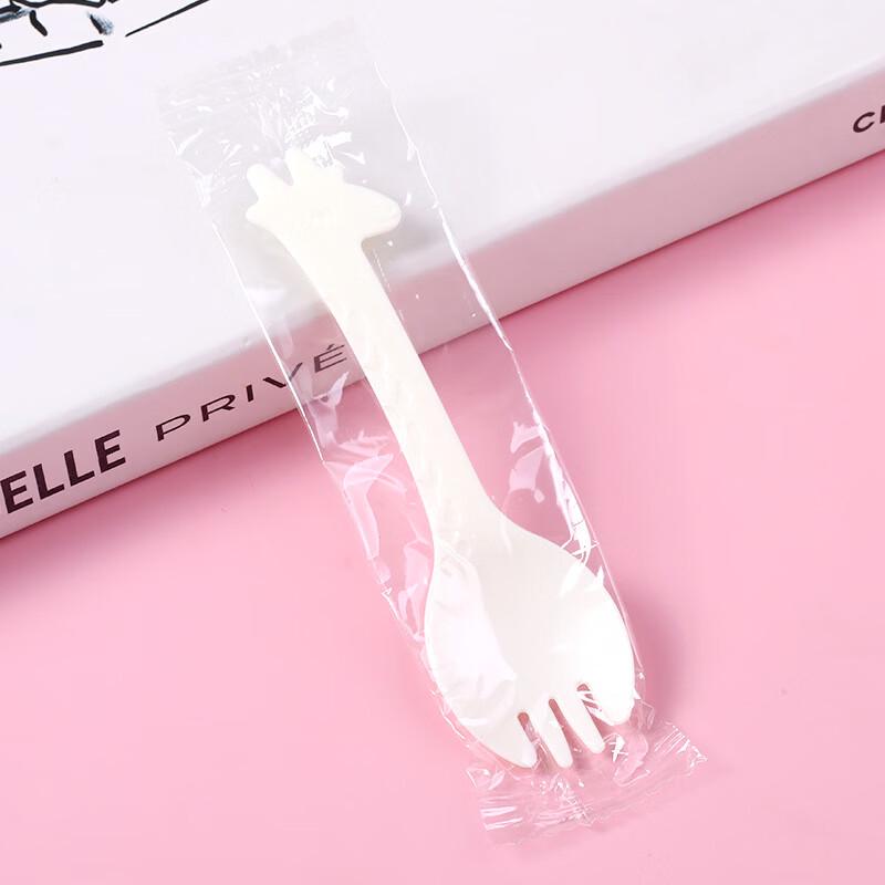 Disposable Giraffe Spoons (100-Pack)
