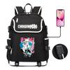 Chainsaw Man Backpack Teen Student School Bag Usb Computer Bag