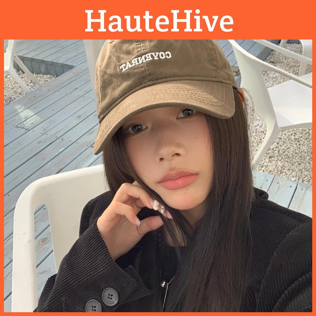 Retro Stylish Embroidered Cap Made From Soft Washed Fabric Perfect Spring For