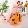 Large Couple Dog Plush Pillow Toy - Lying Style Cute Doll